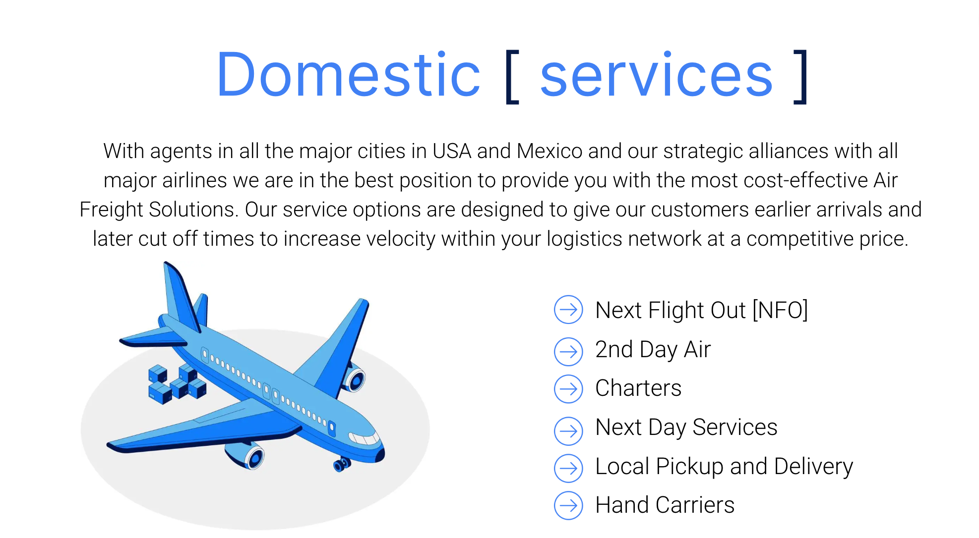 domestic air freight 